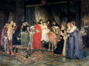 Tod von Ferdinand I. von Antonio Casanova y Estorach