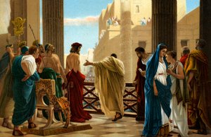Ecce Homo, nach einem Gemälde von Antonio Ciseri - Bibel von Antonio Ciseri