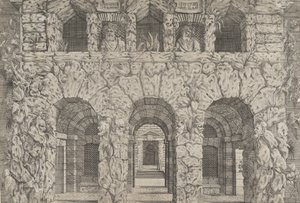 Eine Grotte, ca. 1545 von Antonio Fantuzzi