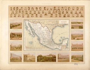 Atlas pintoresco e histórico de los Estados Unidos Mexicanos von Antonio García Cubas