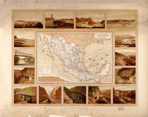 Atlas pintoresco e histórico de los Estados Unidos Mexicanos von Antonio García Cubas