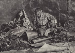 Das Lieblingslied des Sultans (Gravur)