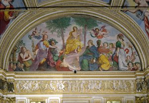 Der Spiegelsaal, Apollo und die Musen von Antonio Maria Viani