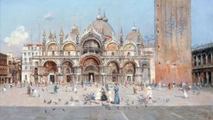 Piazza San Marco in Venedig von Antonio Maria de Reyna Manescau