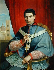 Porträt von Monsignor Giovacchino Lamberti, Erzbischof von Florenz von Antonio Marini