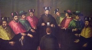 Platzierung der Doktorbirette von Antonio Martinez Anaya