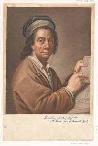 Porträt des Künstlers Michelangelo Ricciolini von Antonio Pazzi