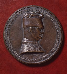 Bronzemedaille von Filippo Maria Visconti (1392-1447), Rückseite, entworfen 1441 von Antonio di Puccio Pisano, bekannt als Pisanello (ca. 1395-1455), Durchmesser 10,20 cm von Antonio Pisanello
