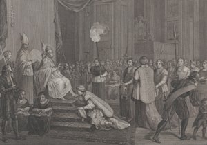 Krönung von Papst Pius VI., 1801 von Antonio Poggioli