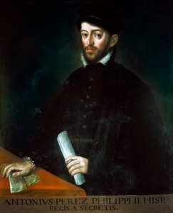 Porträt von Antonio PEREZ (1540-1611). Spanischer Politiker und Sekretär von Philipp II. Gemälde von Antonio PONZ (1725-1792) von Antonio Ponz