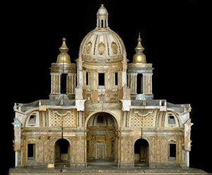 Modell der Kathedrale von St. Isaak von Dalmatien in Sankt Petersburg, 1767-69 von Antonio Rinaldi