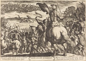 David tötet Goliath