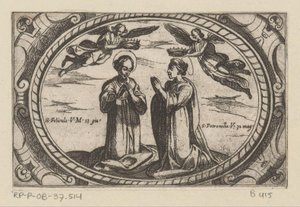 Heilige Felicula und Heilige Petronilla, Römische Märtyrerinnen (Imagini di moltes vergini Rom nel martirio)