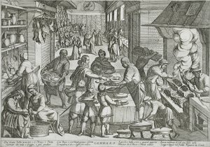 Januar: Eine Küche von Antonio Tempesta