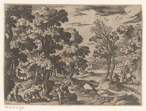 Landschaft mit Narziss