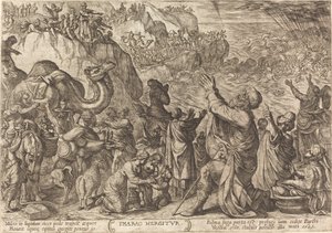 Pharaos Armee ertrinkt im Roten Meer von Antonio Tempesta