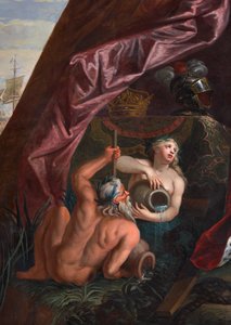 Triton und Nereide (Detail) von Antonio Verrio