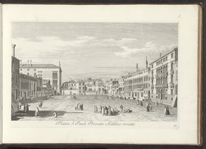 Ansicht des Campo San Polo in Venedig