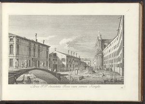 Ansicht des Campo dei Gesuiti in Venedig