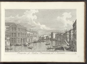 Ansicht des Canal Grande in Venedig