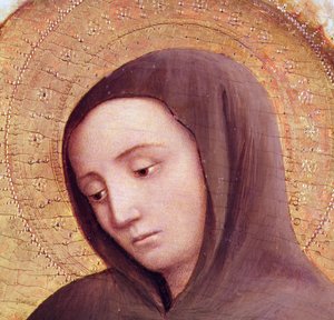 Kopf eines Heiligen aus dem St. Hieronymus-Altar, 1441 (Detail)