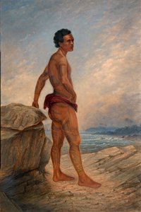 Melanesischer Mann, ca. 1890-1899