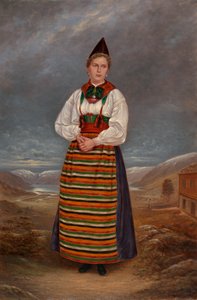 Schwedische Dame von Antonio Zeno Shindler