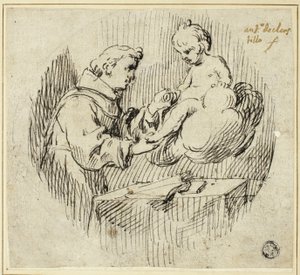 Der heilige Antonius von Padua mit dem Jesuskind