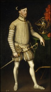Porträt des Heiligen Römischen Kaisers Maximilian II. von Österreich 1527-1576, 1550