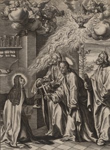 Die Vision der Heiligen Theresa, 1570-1604