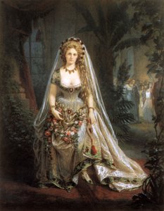 Die Gräfin von Castiglione als Herzkönigin, nach einem Foto von Pierre-Louis Pierson (1822-1913) 1861-63 von Aquilin Schad