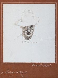 Selbstporträt (Tuschezeichnung)