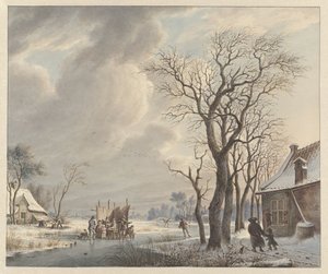 Winterlandschaft mit Eislust