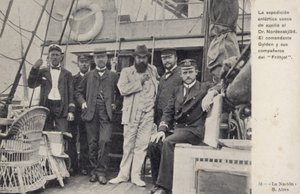 Schwedische Mission zur Rettung der gestrandeten Mitglieder der Otto-Nordenskjöld-Antarktisexpedition, ca. 1904 von Argentinian Photographer