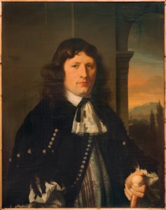 Bildnis eines Herrn, halbe Figur nach rechts von Arie de Vois