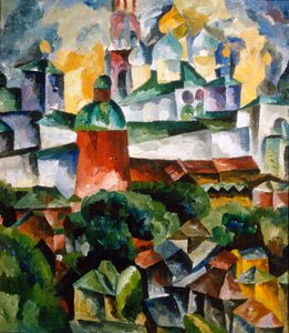 Landschaft mit dem Dreifaltigkeits-Sergius-Kloster, 1920