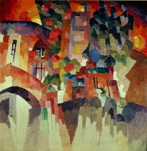 Kislovodsk Landschaft mit Toren, 1913