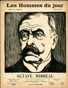 Cover von „Les Hommes du jour“, satirisch in Schwarz-Weiß von Aristide Delannoy