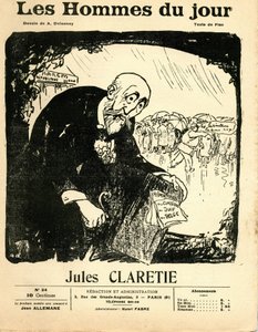 Cover von „The Men of the Day“, circa 1906 - Illustration von Aristide Delannoy (1874-1911): Claretie Jules (1840-1913)