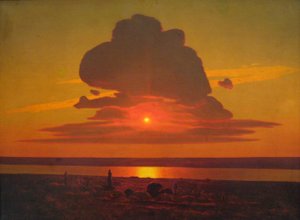 Roter Sonnenuntergang am Dnepr von Arkhip Kuindzhi