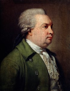 Porträt des Dramatikers Denis I. Fonvizin, um 1784-1785 von Armand Charles Caraffe