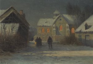 Mitternachtsmesse, Weihnachtsnacht in Bertincourt, Champagne