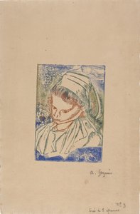 Bretonin aus Pont-Aven, ca. 1896 von Armand Séguin