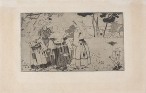 La Ronde de Pont-Aven (Der Tanz in Pont-Aven) 1891