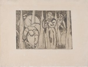 Les Rouisseuses (Die Flachssammlerinnen) 1893 von Armand Séguin
