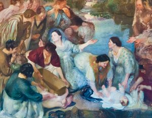 Moses aus den Wassern gerettet