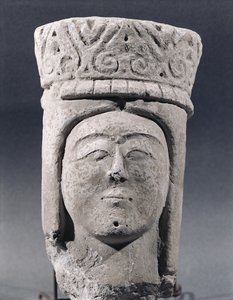 Kopf einer armenischen Königin, 11. oder 12. Jahrhundert von Armenian School