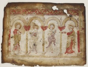 Porträt der Evangelisten aus einem Evangelium von Armenian School