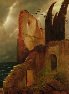 Ruine am Meer von Arnold Böcklin
