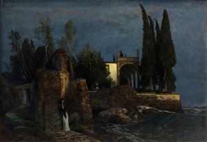 Villa am Meer, ca. 1877 von Arnold Bocklin